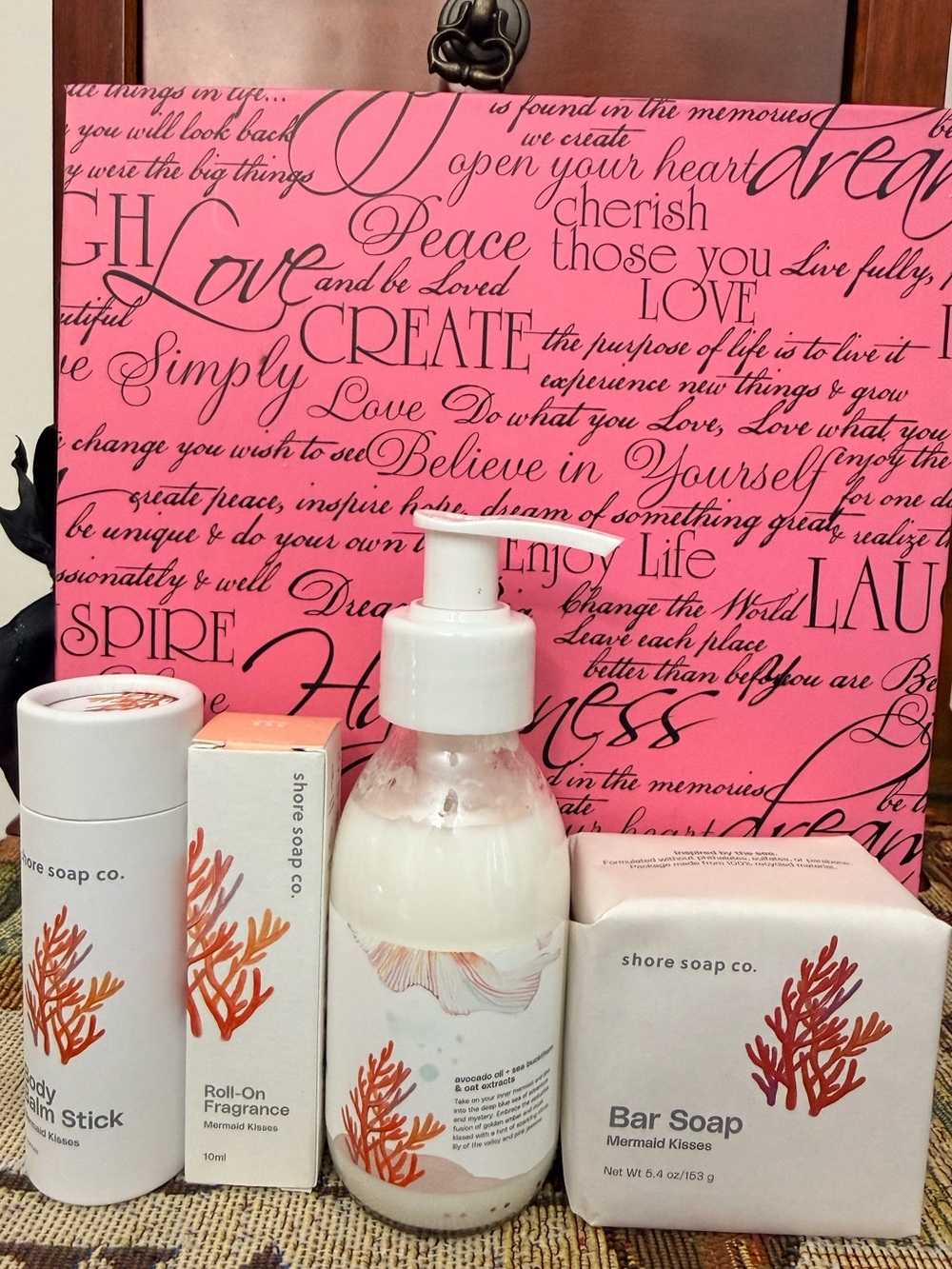 New Shore Soap Co. Mermaid Kisses Bath & Body lotion, balm, roll on and soap!